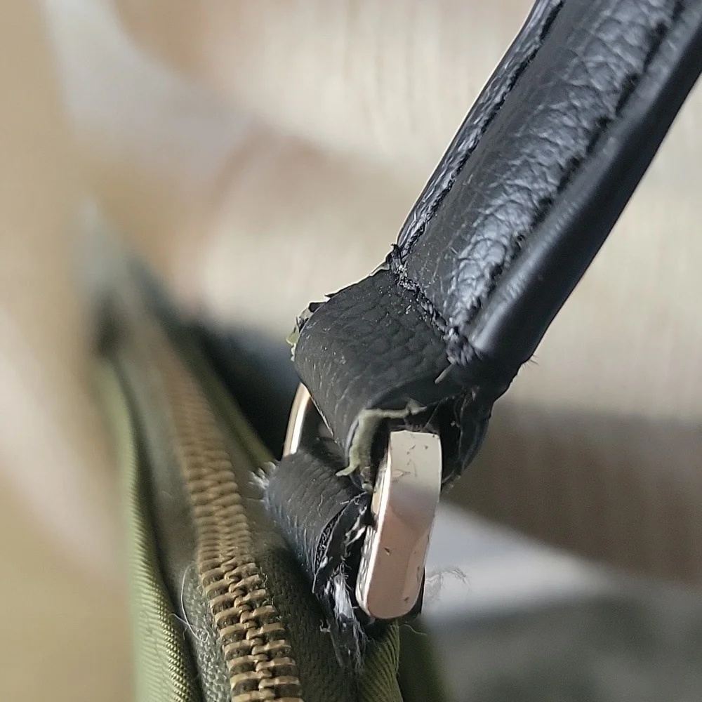 KATE SPADE Dawn Olive Green Nylon Zip Closure‎ Designer Crossbody Shoulder Bag